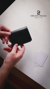 Black Shell cordovan wallet